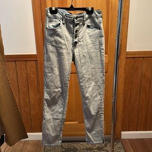 Harper Heritage Button Down Front Skinny Jeans